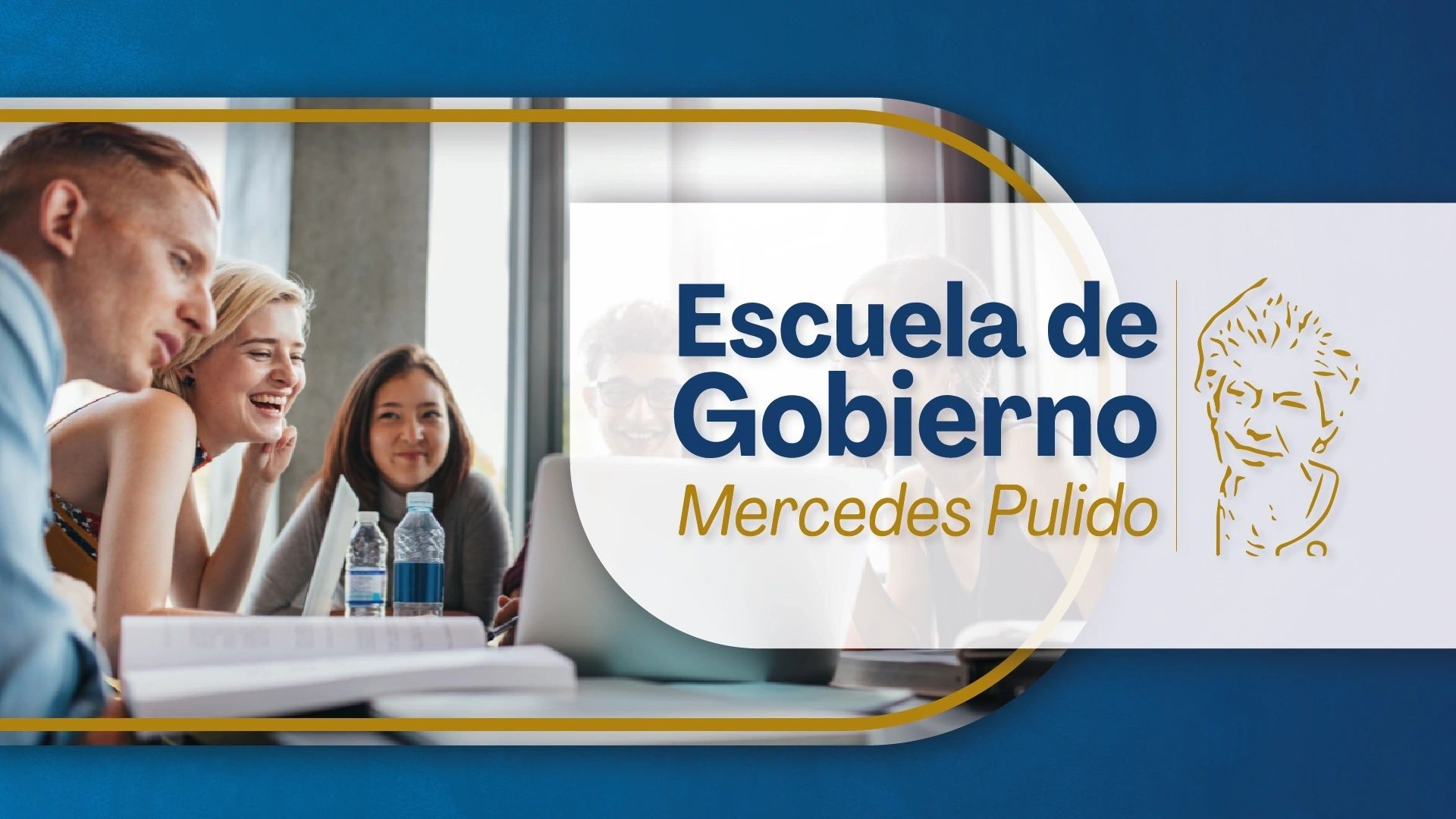 Banner original de la Escuela de Gobierno Mercedes Pulido